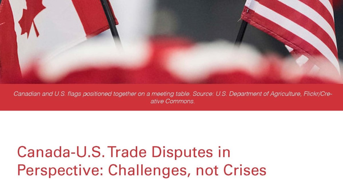 Thinking Canada Canada Us Trade Disputes In Perspective Challenges